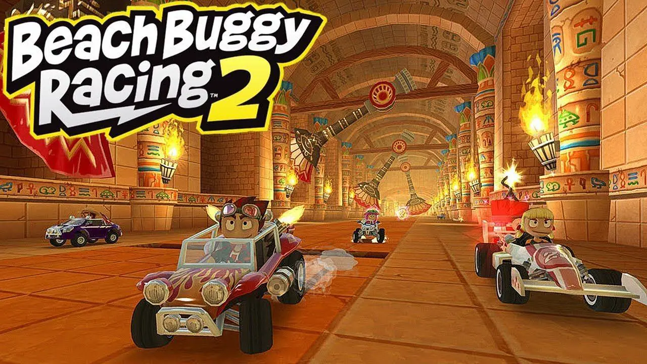 Beach buggy racing 2 gioco mobile mario kart crash team racing android ios iphone titolo