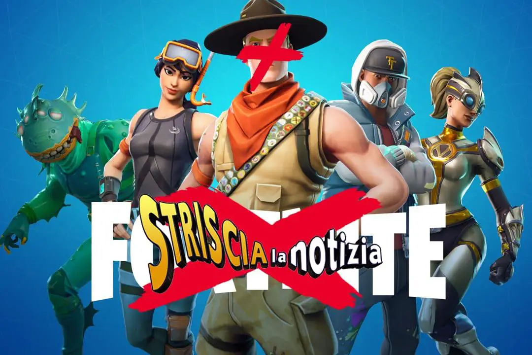 Fortnite: striscia la notizia, icrewplay