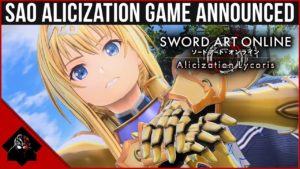 Sword art online: alicization lycoris