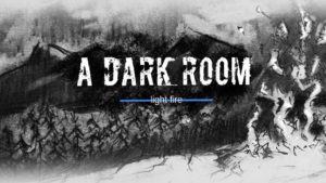 A dark room