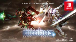 Project nimbus complete edition nintendo switch mech shooter gundam anime ispirato uscita gameplay trailer annuncio