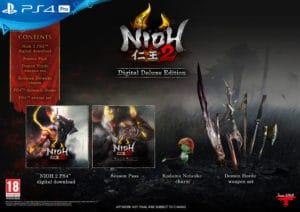 Nioh 2 bonus, digital deluxe edition, nioh 2 news, nioh 2 open beta, nioh 2 novità