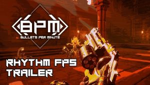 Bullets per minute, bpm bullets per minute, bpm gameplay trailer, videogiochi roguelike, rhythm games