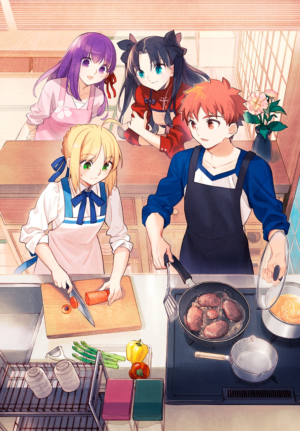 Everyday today’s menu for the emiya family