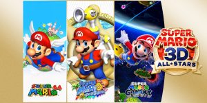 Immagine promozionale della collezione super mario 3d all-stars per nintendo switch