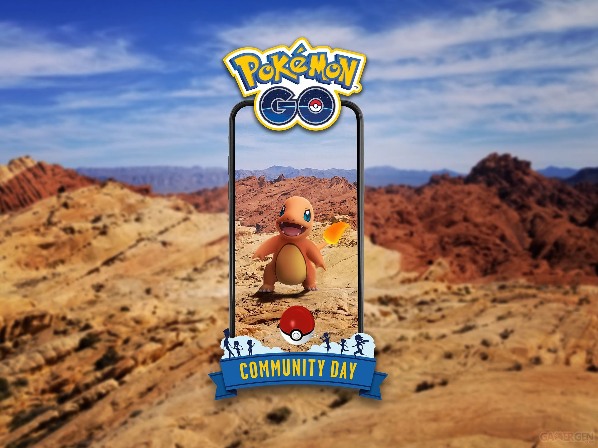 Charmander pronto per il community day di pokemon go