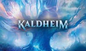 Logo di kaldheim, nuova espansione di magic: the gathering arena