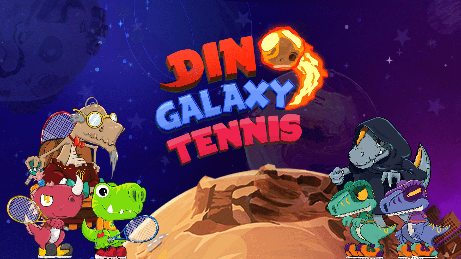 Dino Galaxy Tennis