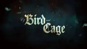 Artwork di of bird and cage