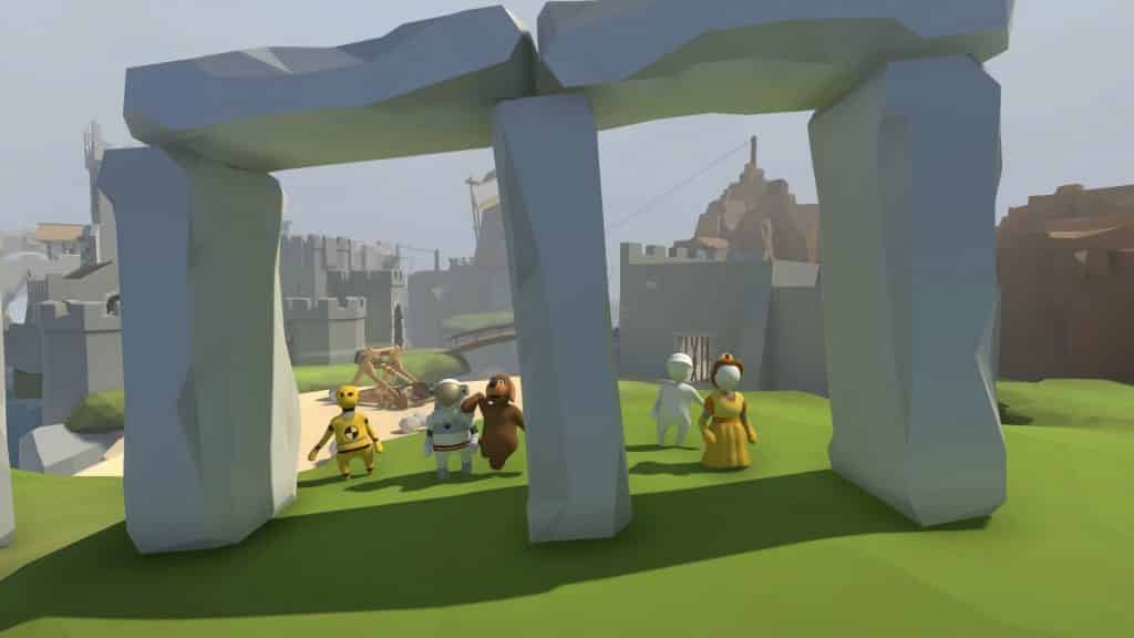 Human: fall flat