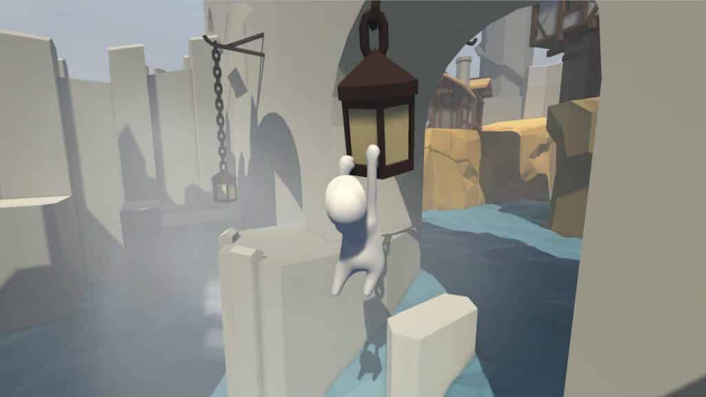 Human: fall flat