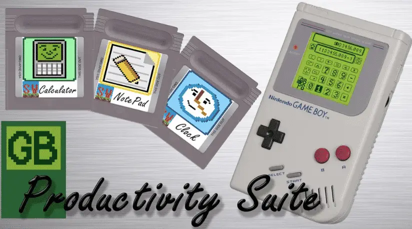 Ecco a voi la game boy productivity suite