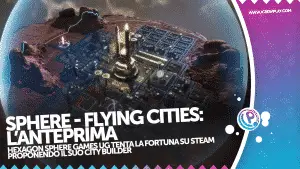 Sphere flying cities