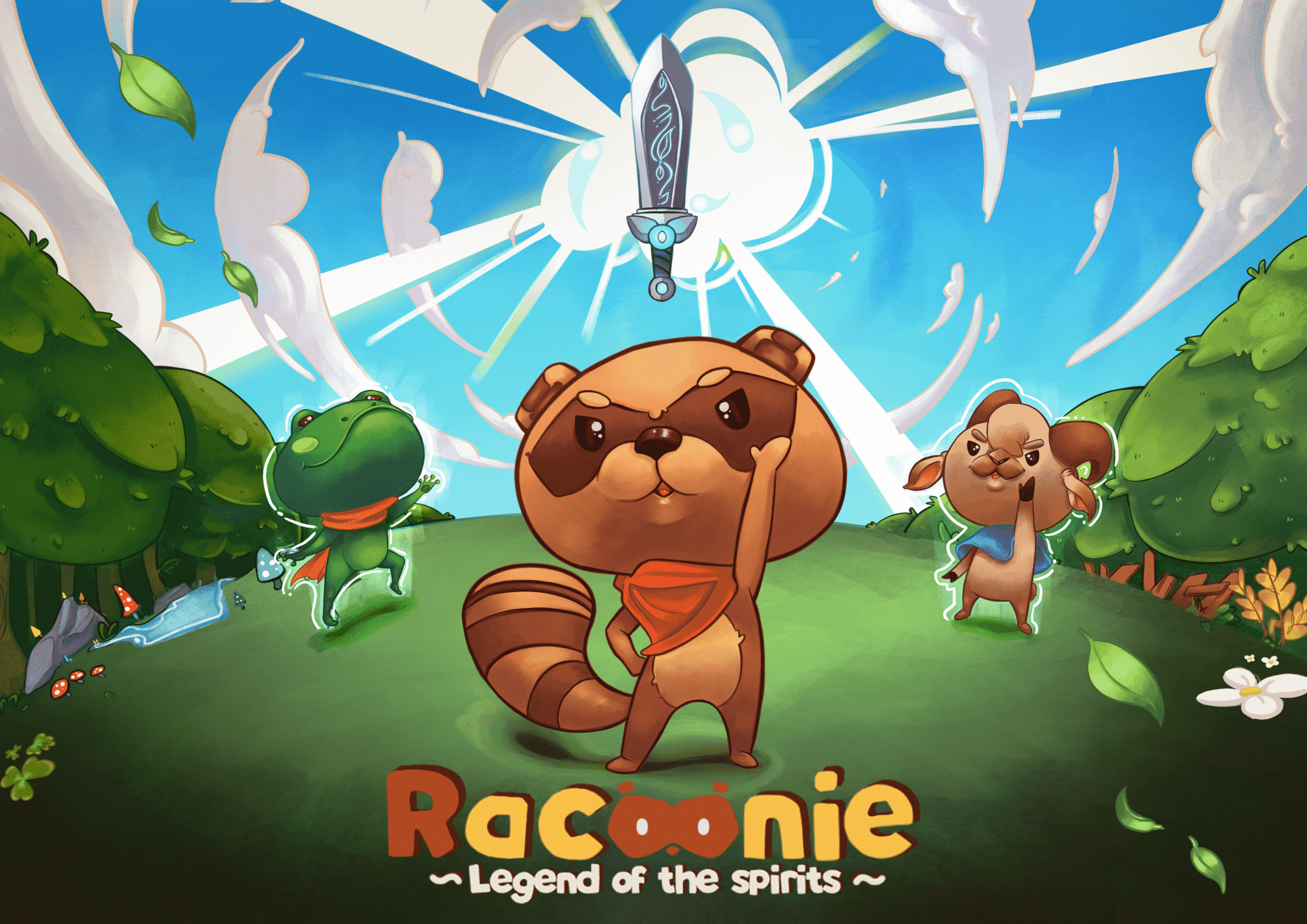 Racoonie - legend of the spirits