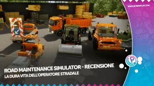 Road maintenance simulator