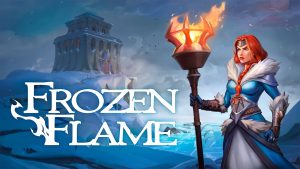 Frozen flame