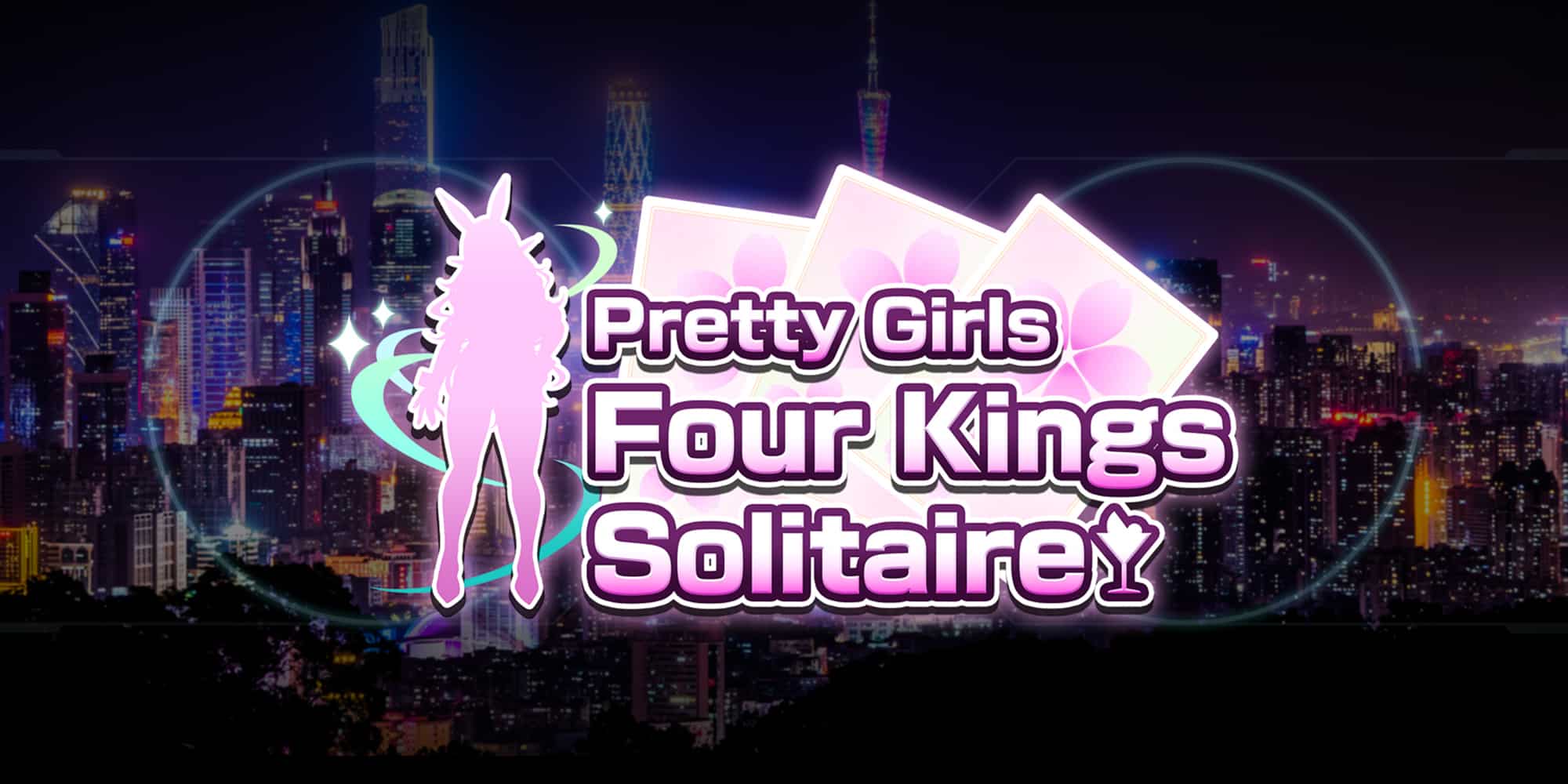 Pretty Girls Four Kings Solitaire