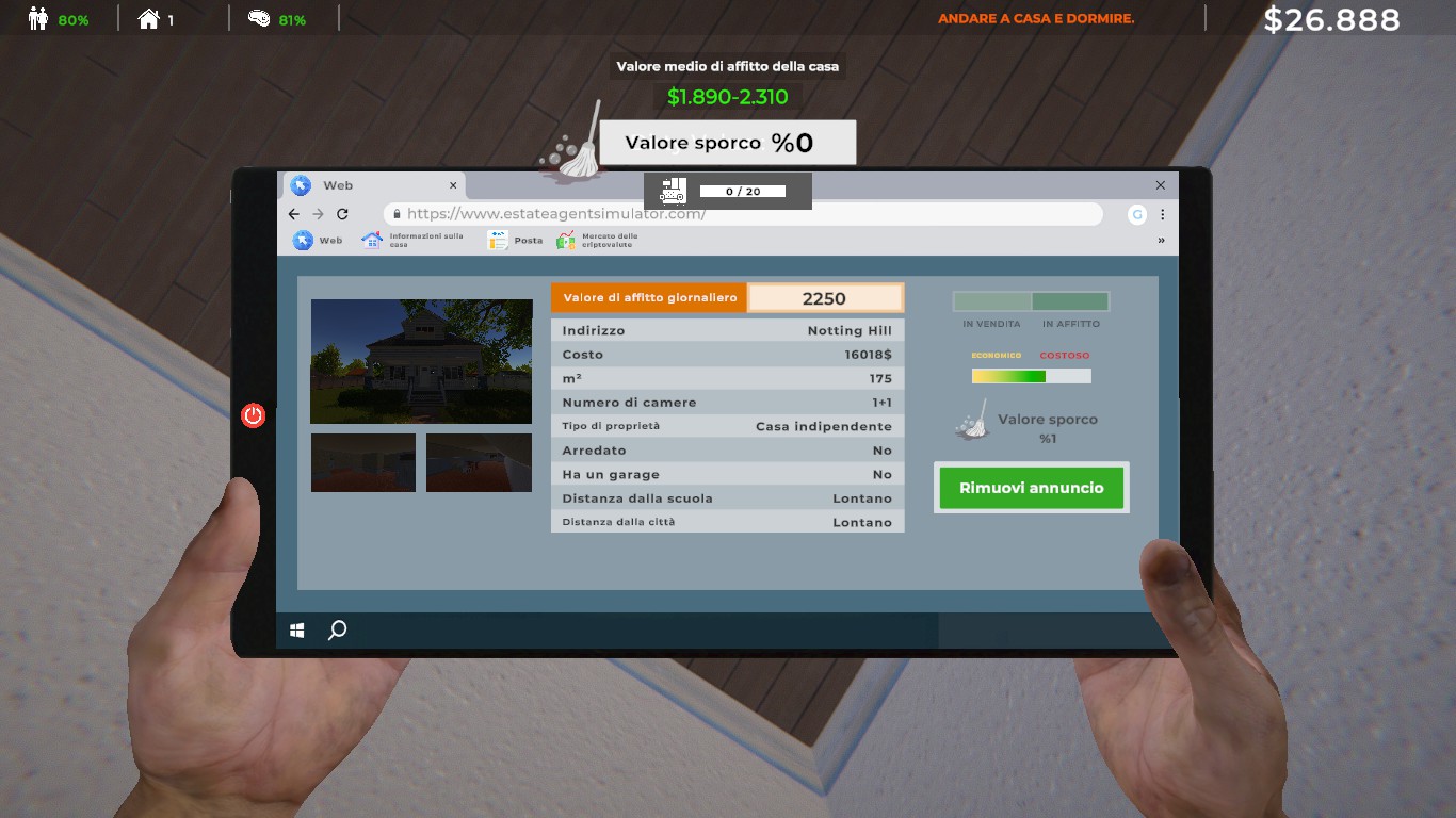 Estate agent simulator