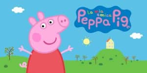 La mia amica peppa pig guida trofeo platino