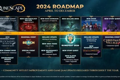 Runescape, rivelata la roadmap dell'anno