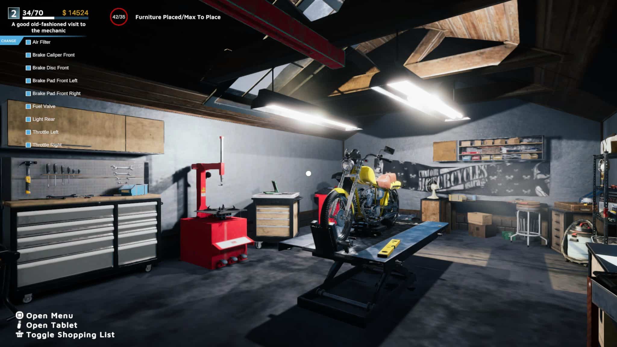 Motorcycle mechanic simulator 2021