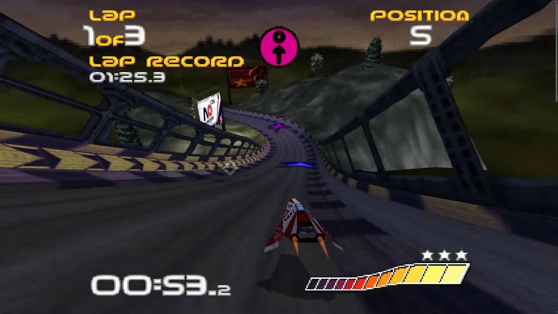 Wipeout gameplay