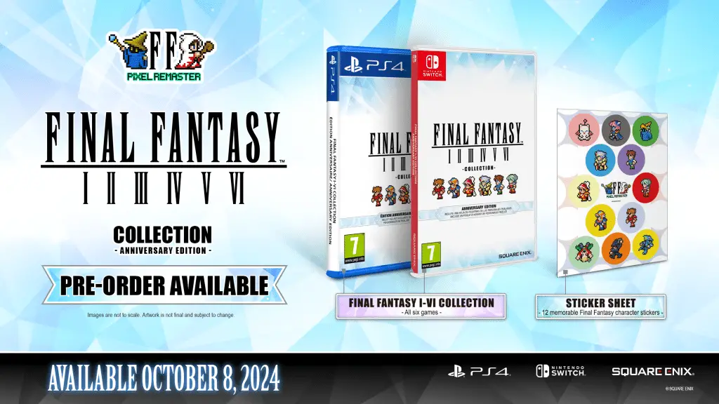 Final fantasy i-vi collection anniversary edition pre order