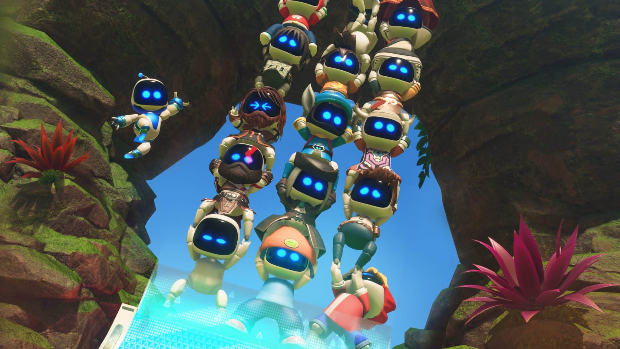 Astro bot colonna di eroi