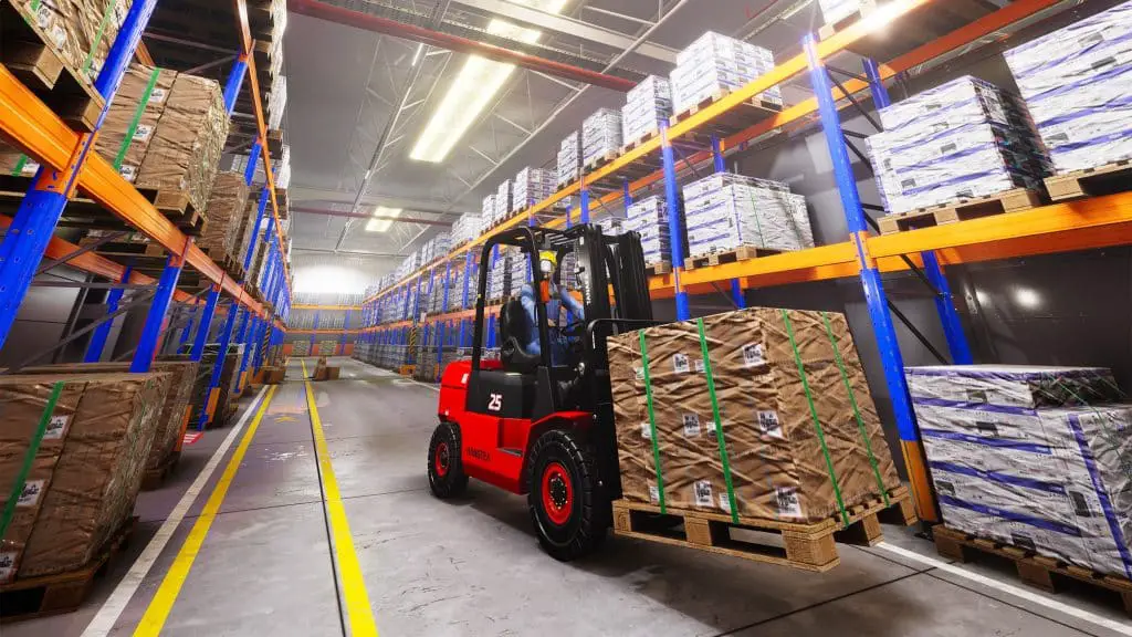 Forklift simulator