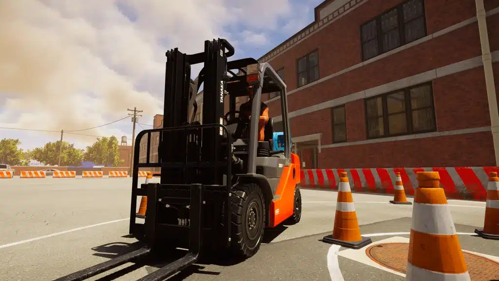 Forklift simulator