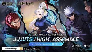 Honor of kings: le skin di jujutsu kaisen dal 1 novembre