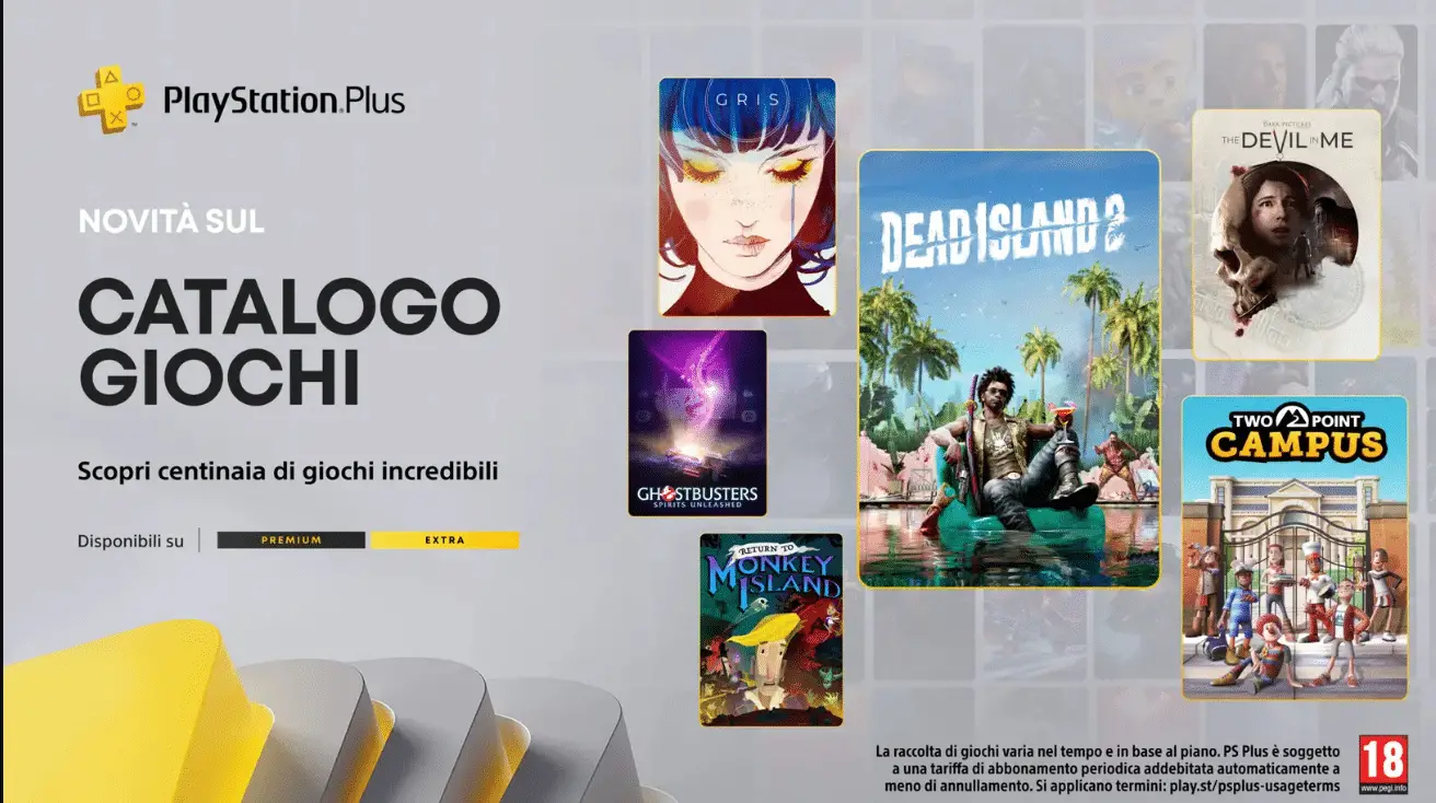 Playstation plus, i nuovi giochi di ottobre per il catalogo extra e premium