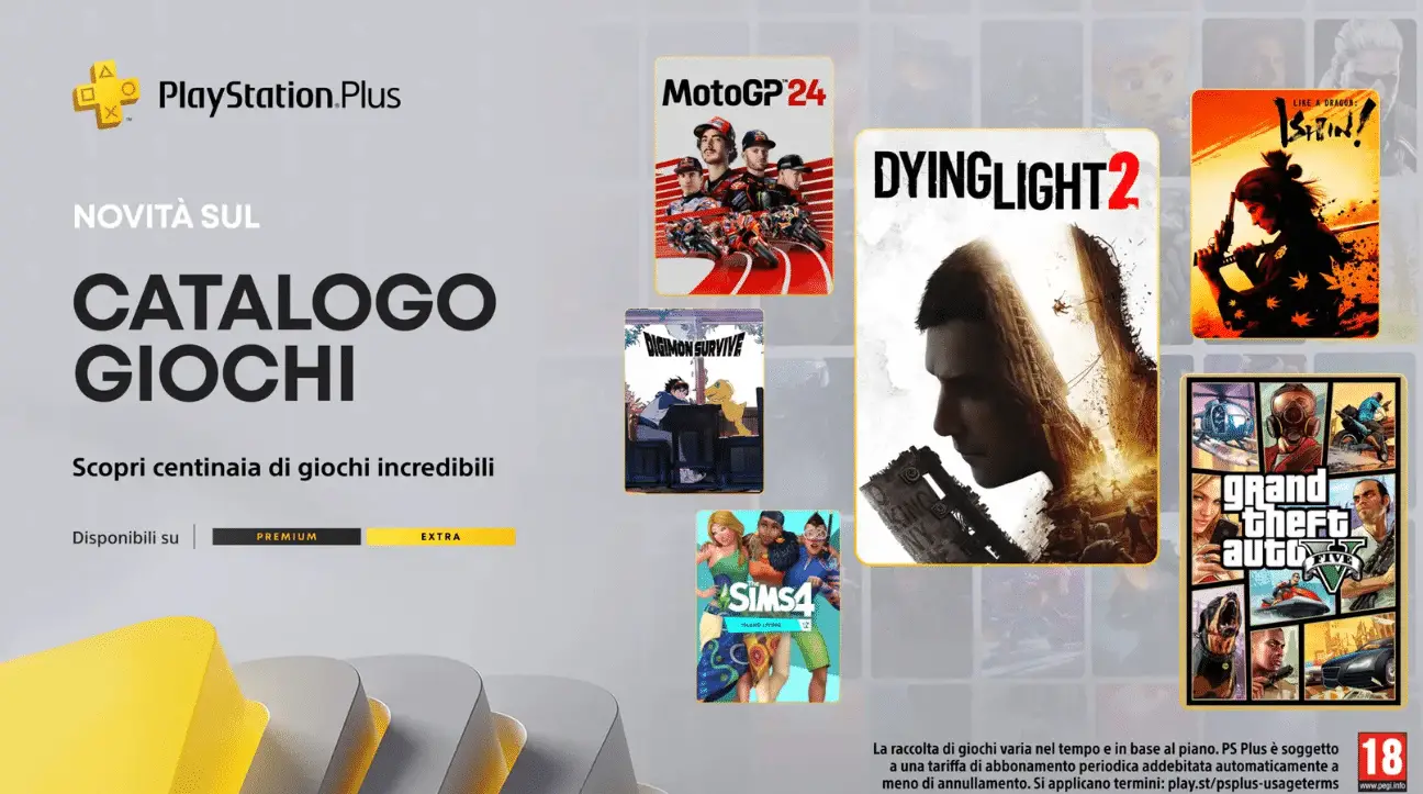 Playstation plus: i nuovi giochi per il catalogo extra e premium