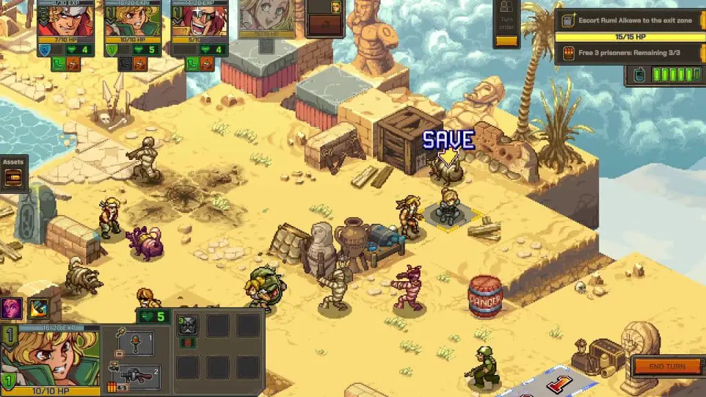 Metal slug tactics recensione