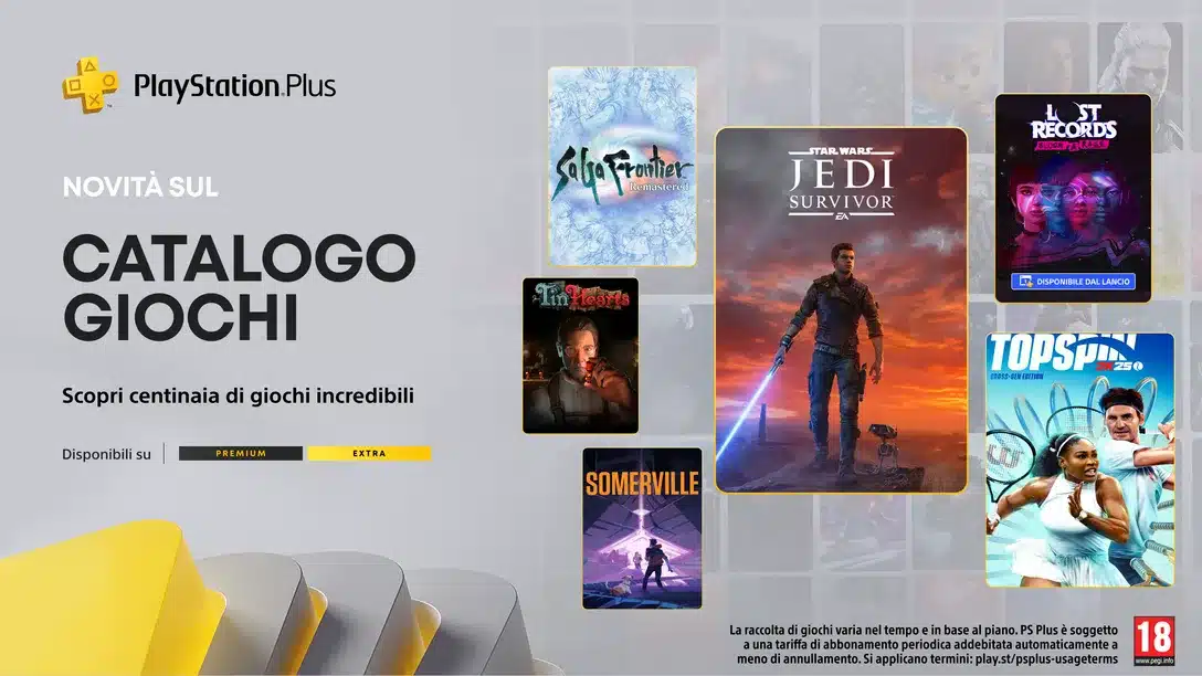 Playstation plus - annunciati i giochi del catalogo extra e premium